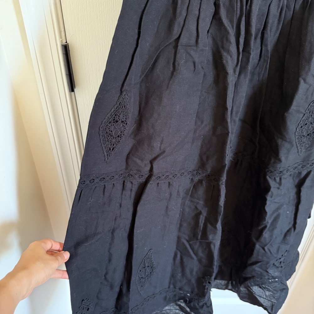 Sezane Zarri Dress Black - Size 2 - Picture 5 of 11